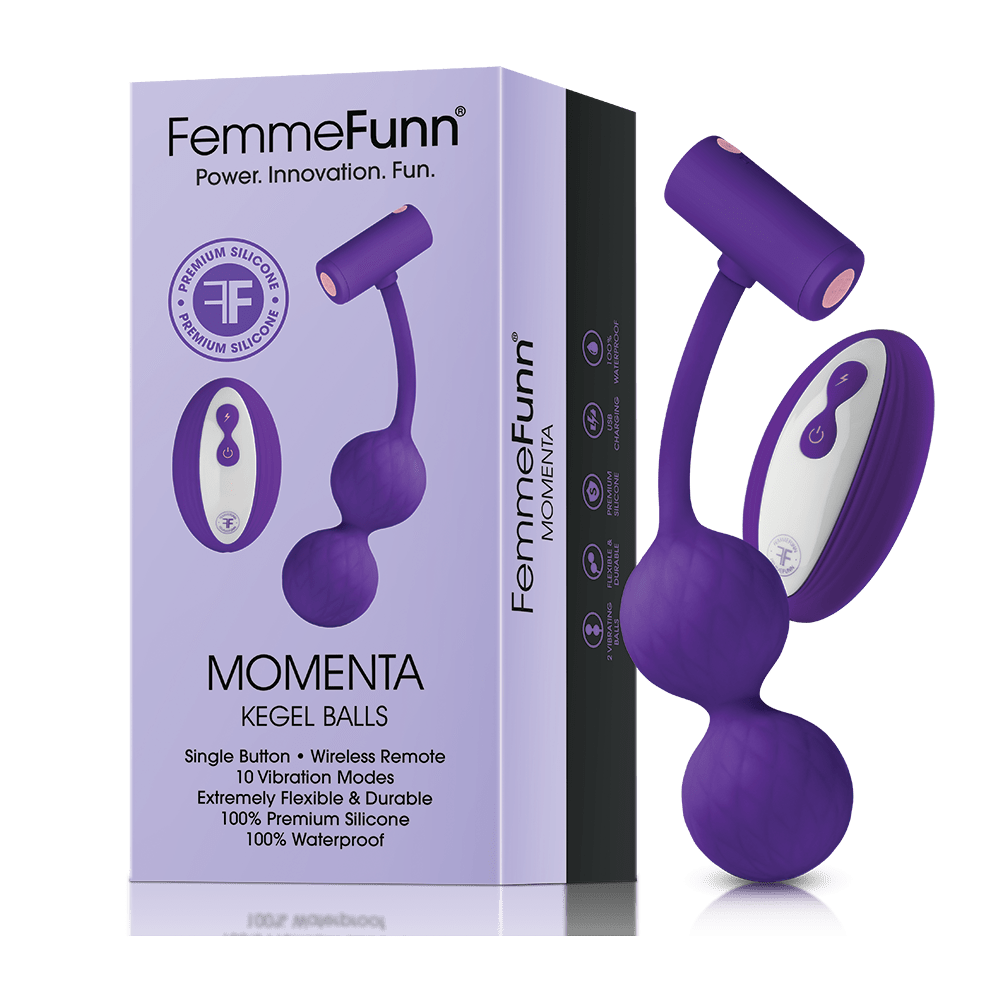 Exerciseurs de Kegel vibrant rechargeable - Momenta FemmeFunn - Indigo - Boutique LUV