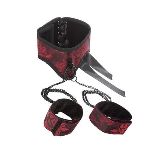 Collier de posture avec menottes de Scandal - Boutique LUV