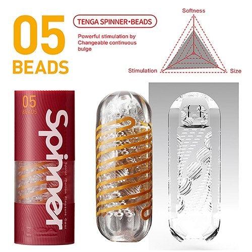 Masturbateur Spinner 05 BEADS de Tenga - Boutique LUV