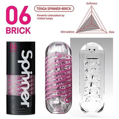 Masturbateur Spinner 05 BRICK de Tenga - Boutique LUV
