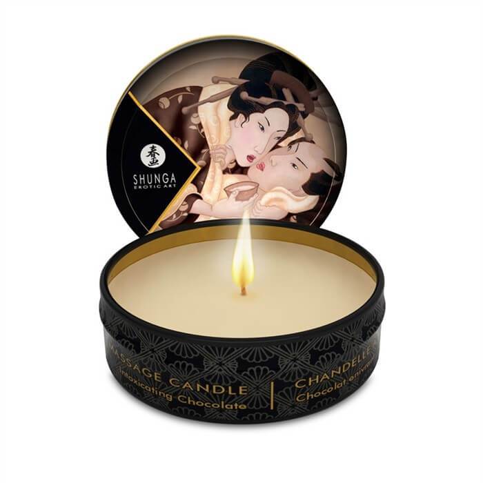 chandelle de massage - chocolat- format 30ml