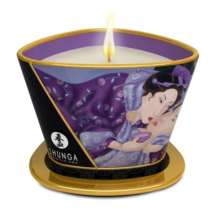 Chandelle de massage Shunga - Fruit exotique