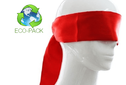 Bandeau en dentelle rouge - ECO-PACK