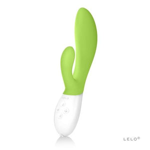 Vibrateur lapin haute gamme Ina 2 de LELO - Vert lime - Boutique LUV