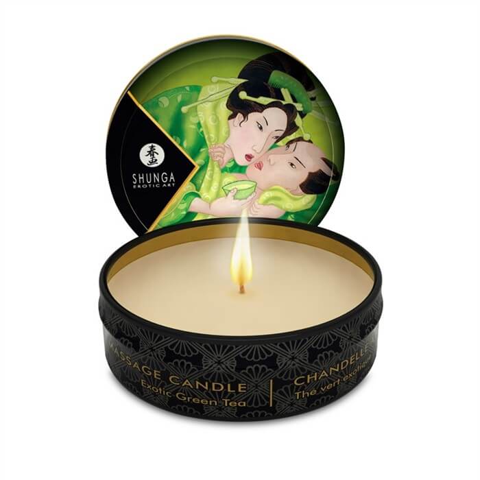 Chandelle de massage - Thé vert exotique