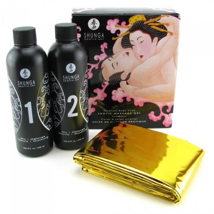 Ensemble de gelée de massage érotique