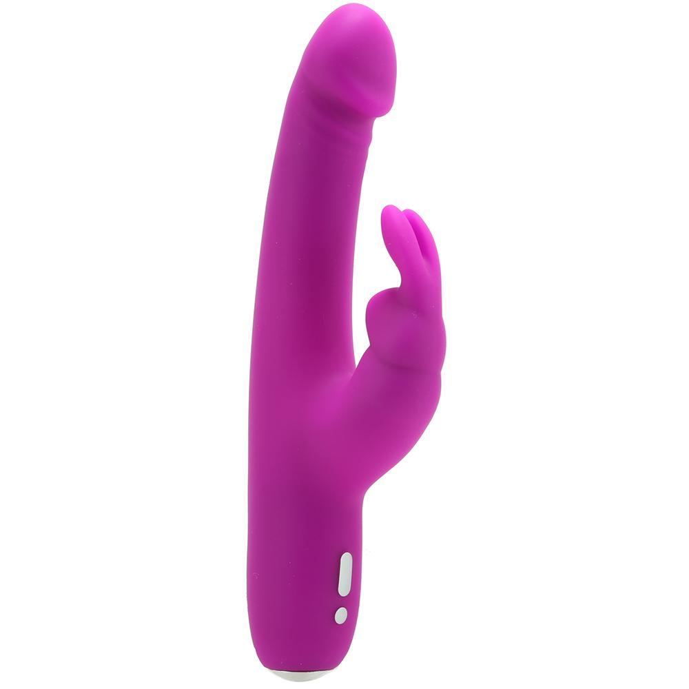 Vibrateur lapin Happy Rabbit Slim Realistic Vibe en violet