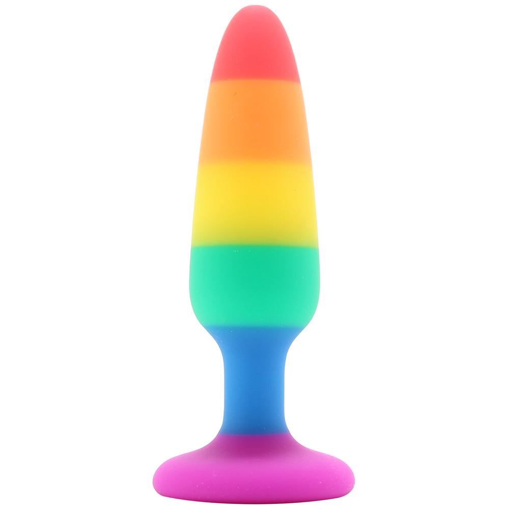 Plug anale arc-en-ciel (Pride) - Petite