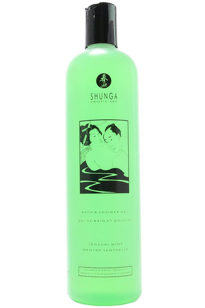 Gel bain et douche 500 ml/17 oz à la menthe sensuelle - Boutique LUV