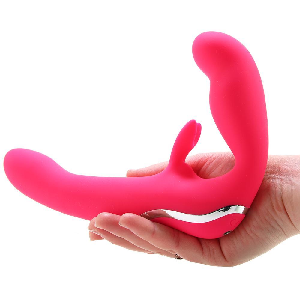 Vibromasseur sans harnais Happy Rabbit