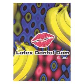 Digue dentaire en latex - banane (1)