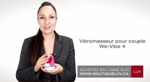 Nos coquineries en vidéo, le We-Vibe 4 - Boutique LUV