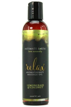 Huile de Massage Citronelle et Coconut - INTIMATE EARTH - RELAX